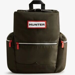 Hunter Nylon Pioneer Topclip Backpack Preowned flaw